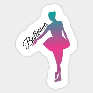 Ballerina design Sticker